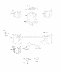 Shrouds Diagram and Parts List for 294772-0320-01  Briggs and Stratton Engine